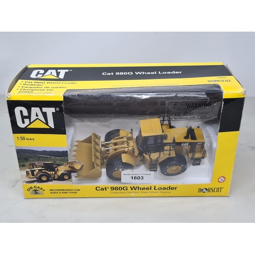 1603 - A boxed Norscot 1:50 scale Caterpillar 980G Wheel Loader