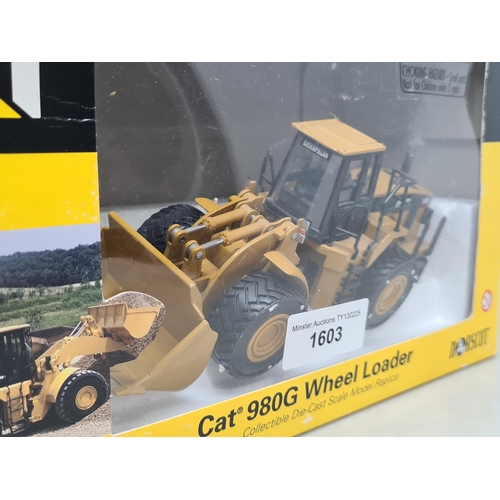 1603 - A boxed Norscot 1:50 scale Caterpillar 980G Wheel Loader