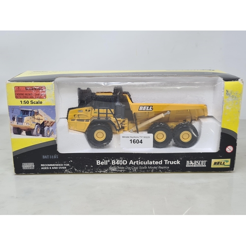 1604 - A boxed Norscot 1:50 scale Bell B40D Articulated Truck