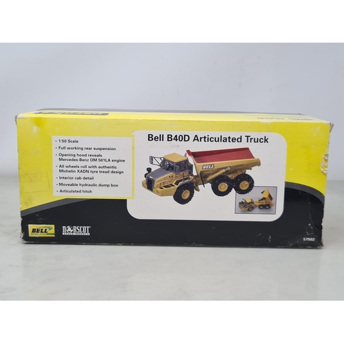 1604 - A boxed Norscot 1:50 scale Bell B40D Articulated Truck