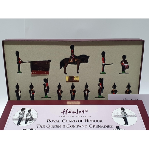 1594 - A boxed William Britain Collector's Club limited edition 'The Band of the Royal Marines' Set with ce... 