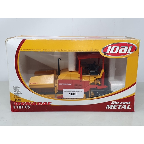 1605 - A boxed Joal 1:35 scale Dynapac F181 CS Road Surfacer