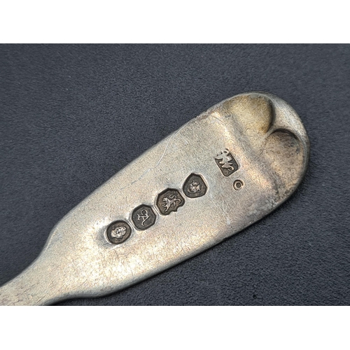 90 - Ten 19th century silver Teaspoons fiddle pattern engraved initials, various dates, sizes and makers