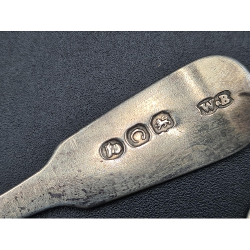 90 - Ten 19th century silver Teaspoons fiddle pattern engraved initials, various dates, sizes and makers