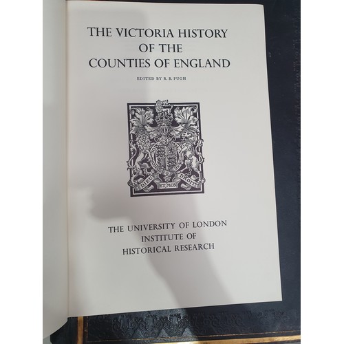 631 - THOMAS NASH, Worcester, London 1781, Vol II only, incomplete, leather bound, A/F, and The Victoria H... 