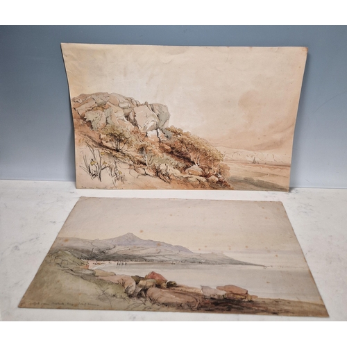 505 - HENRY BLUNT (1806-1853) A collection of watercolours and drawings depicting views in North Wales, th... 