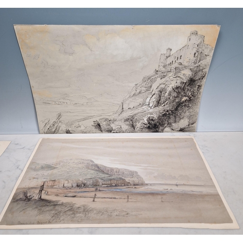 505 - HENRY BLUNT (1806-1853) A collection of watercolours and drawings depicting views in North Wales, th... 