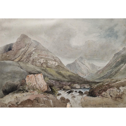 505 - HENRY BLUNT (1806-1853) A collection of watercolours and drawings depicting views in North Wales, th... 