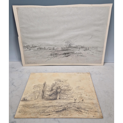 505 - HENRY BLUNT (1806-1853) A collection of watercolours and drawings depicting views in North Wales, th... 