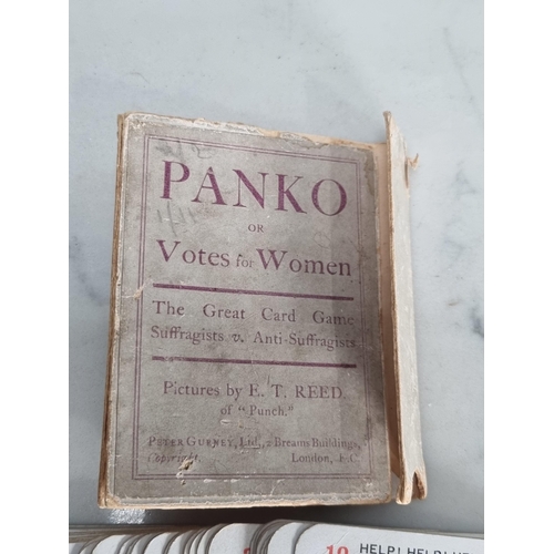 246 - A set of Panko or Votes for Women Playing Cards - The Great Card Game, Suffragists V. Anti-Suffragis... 