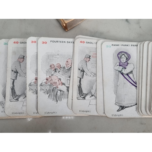 246 - A set of Panko or Votes for Women Playing Cards - The Great Card Game, Suffragists V. Anti-Suffragis... 