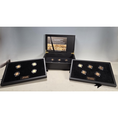 275 - Victoria/QEII Longest Reigning Monarchs Gold Sovereign Complete Designs Collection 15 Coin Set, cons... 