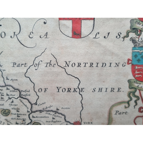 492 - JOHANNES BLAEU (1650-1712) 'Ducatis Eboracensis pars Occidentalis: The West Riding ,Yorkshire (c.164... 