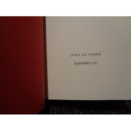 623 - Le Carre John, A Legacy of Spies, pub Viking, signed by author (an exclusive signed Edition) 2017, i... 