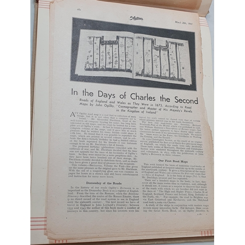 625 - OGILBY John, Britannia an illustration of the Kingdom of England and Dominion of Wales, 1939 edition... 