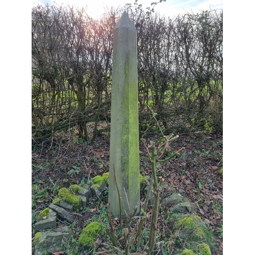 729 - An Obelisk, approx 5ft 6in