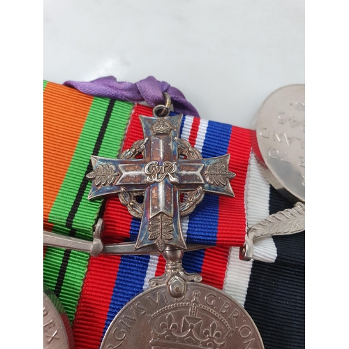 747 - Five; WWII 1939-45 Star, Defence & War, New Zealand War and New Zealand Memorial Cross to Sub Lieute... 