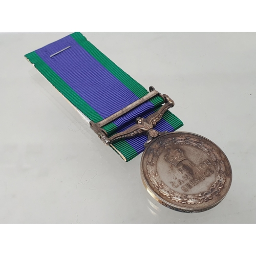 753 - Campaign Service Medal with 'Malay Peninsula' Clasp to FX788778 Petty Officer Air Fitter G. Hardwick