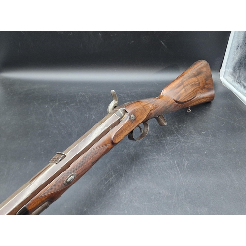 789 - A fine 16 bore two groove Big Game Rifle by William Powell, 28in octagonal barrel, bore in excellent... 