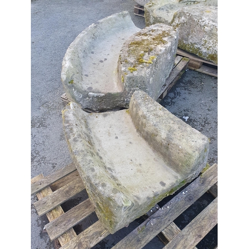 708 - A large sectional stone Cider Press/Mill, together with a circular Mill Stone, approx 3ft Diam