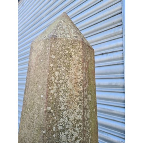 729 - An Obelisk, approx 5ft 6in