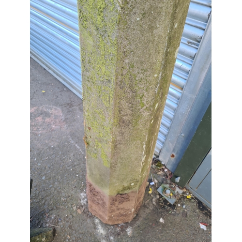 729 - An Obelisk, approx 5ft 6in