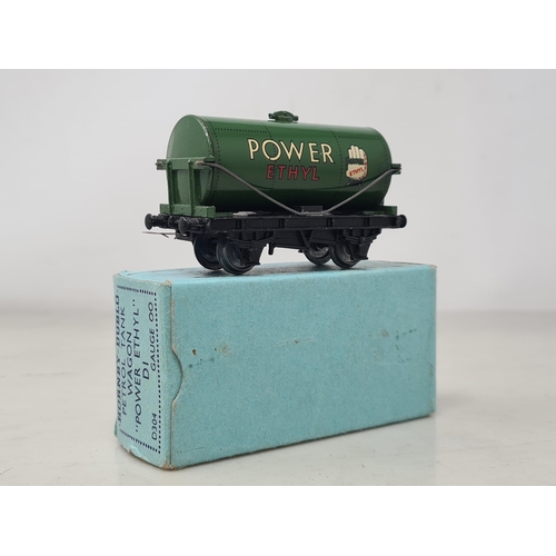 1002 - A boxed Hornby Dublo pre-war D1 Power Ethyl Tanker, Nr M-M, extremely bright lettering, no structura... 