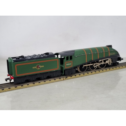 1016 - A boxed Hornby Dublo 3211 nickel silver 'Mallard', superb example in mint condition showing no signs... 