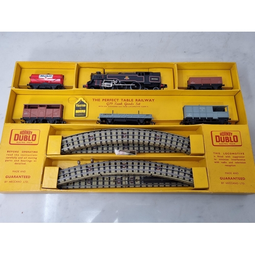 1017 - A rare boxed Hornby Dublo G19 2-6-4T Goods Set, in as new condition, unused showing no signs of use.... 