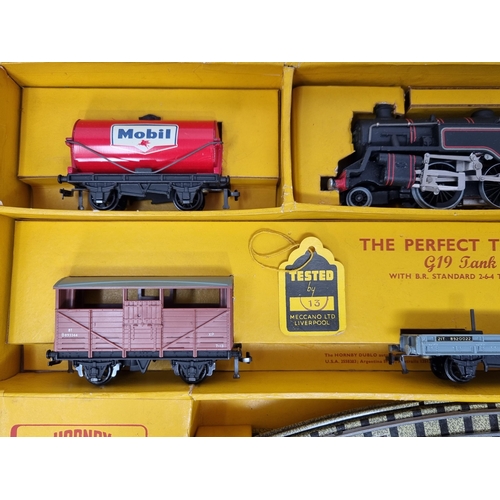 1017 - A rare boxed Hornby Dublo G19 2-6-4T Goods Set, in as new condition, unused showing no signs of use.... 