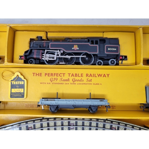 1017 - A rare boxed Hornby Dublo G19 2-6-4T Goods Set, in as new condition, unused showing no signs of use.... 