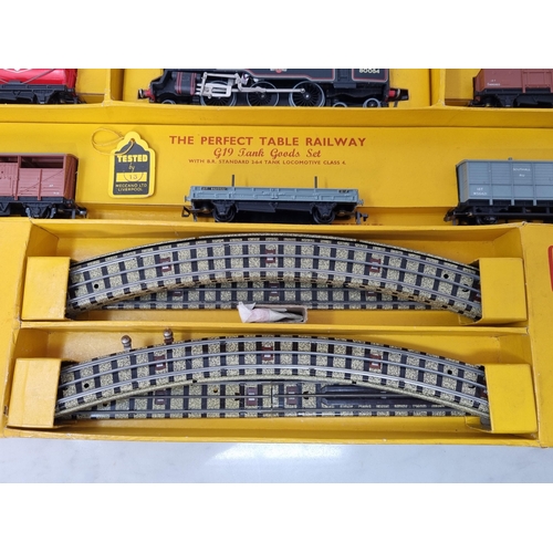 1017 - A rare boxed Hornby Dublo G19 2-6-4T Goods Set, in as new condition, unused showing no signs of use.... 