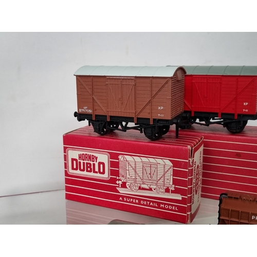 1033 - Eight boxed Hornby Dublo 2-rail Wagons including 4320 W.R. Refrigerator Van, 4305 W.R. Passenger Fru... 