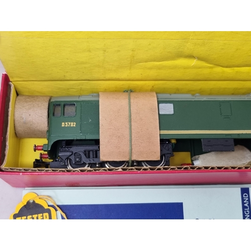 1035 - A boxed and strung Hornby Dublo 2233 Co-Bo diesel Locomotive, unused and strung from new, box in sup... 