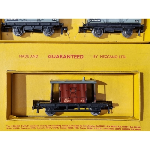 1057 - A boxed Hornby Dublo EDG16 0-6-2 Tank Goods Set, unused showing no signs of use to wheels, armature ... 