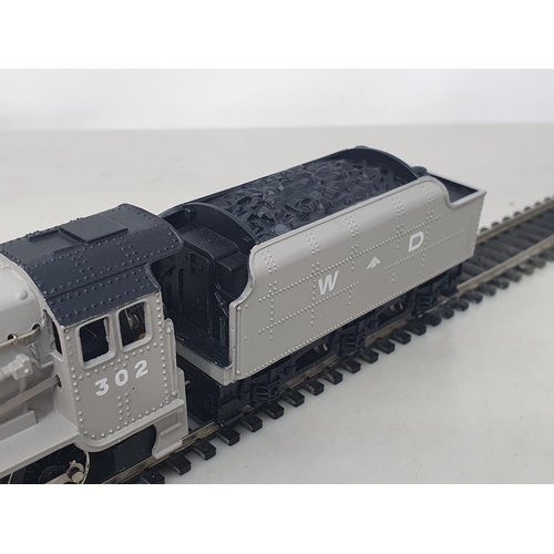 1077 - A boxed Wrenn W2281 2-8-0 8F in War Department grey livery, M, box Nr perfect, one slight mark on to... 