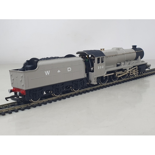 1077 - A boxed Wrenn W2281 2-8-0 8F in War Department grey livery, M, box Nr perfect, one slight mark on to... 