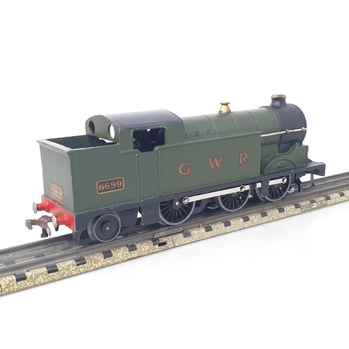 1081 - An exceptionally rare Hornby Dublo factory repair pre-war EDL7 GWR 0-6-2T Body which has been transf... 