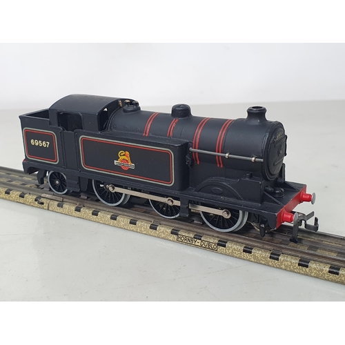 1103 - A boxed Hornby Dublo EDL17 matt 0-6-2T, later version with long tailed lion and large connecting rod... 