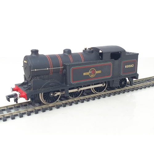 1124 - A boxed Hornby Dublo 2217 rare late production large safety valve 0-6-2T, M, showing no signs of use... 