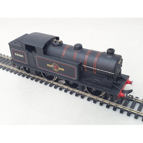 1124 - A boxed Hornby Dublo 2217 rare late production large safety valve 0-6-2T, M, showing no signs of use... 