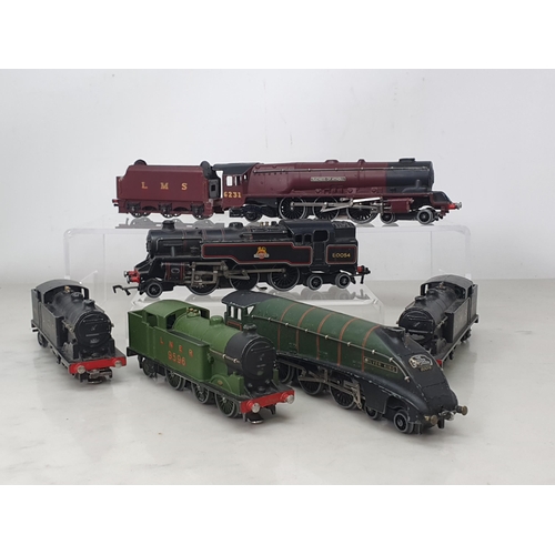 1151 - Six unboxed Hornby Dublo 3-rail Locomotives including 'Duchess of Atholl', 2-6-4T, LNER 0-6-2T, two ... 