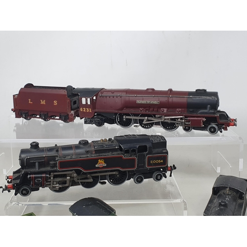 1151 - Six unboxed Hornby Dublo 3-rail Locomotives including 'Duchess of Atholl', 2-6-4T, LNER 0-6-2T, two ... 