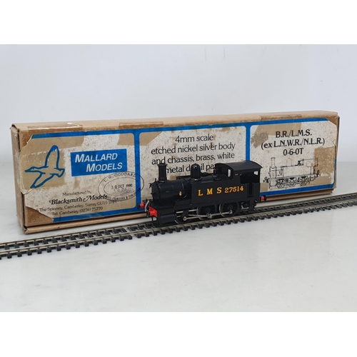 1179 - A Blacksmith Models 4mm Ex L.N.W.R./N.L.R. 0-6-0T in LMS livery Running No.27514. Built and painted ... 