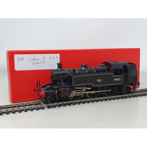 1180 - A DJH kit built 4mm B.R. Standard Class 2 2-6-2T Running No.84023. Built and painted to a very high ... 