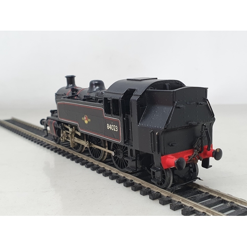 1180 - A DJH kit built 4mm B.R. Standard Class 2 2-6-2T Running No.84023. Built and painted to a very high ... 