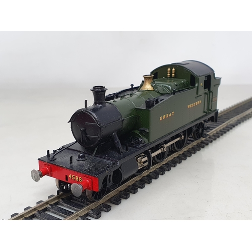 1186 - A Dong Jin brass 4mm 56XX 2-6-2T Locomotive, Running No..4588 in Great Western green livery. Factory... 