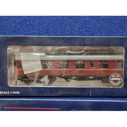 1231 - Six boxed Bachmann 00 gauge BR Coaches including maroon Mk.1 Open, Mk.1 Restaurant Miniature Buffet,... 