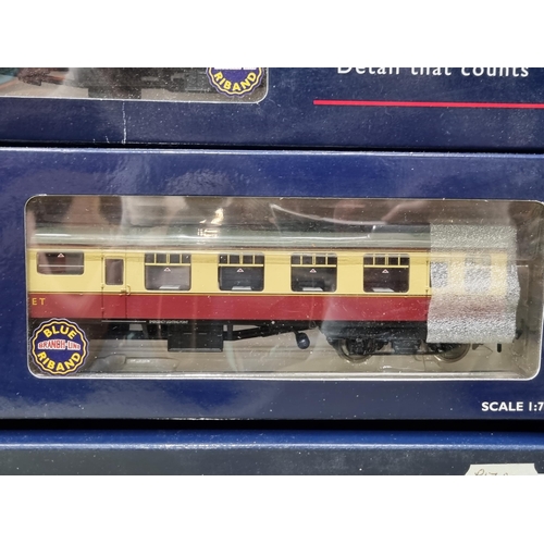 1231 - Six boxed Bachmann 00 gauge BR Coaches including maroon Mk.1 Open, Mk.1 Restaurant Miniature Buffet,... 