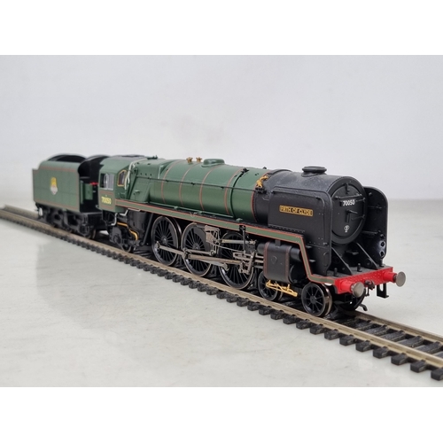 1242 - A boxed Hornby 00 gauge R2718 BR Britannia Class Locomotive 'Firth of Clyde' in BR green livery, DCC... 